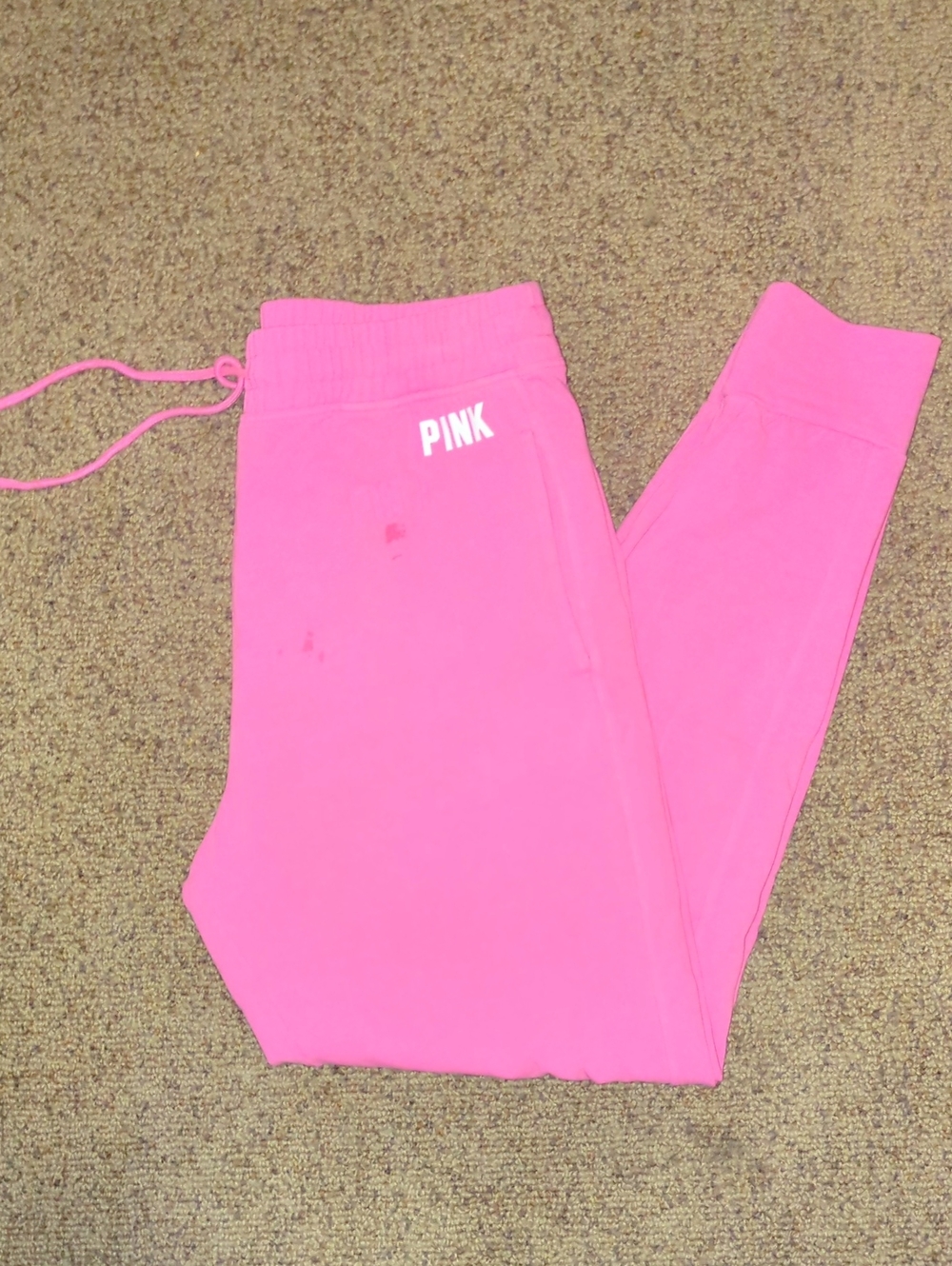 PINK Victoria's Secret Bright Pink Jogger Sweatpants